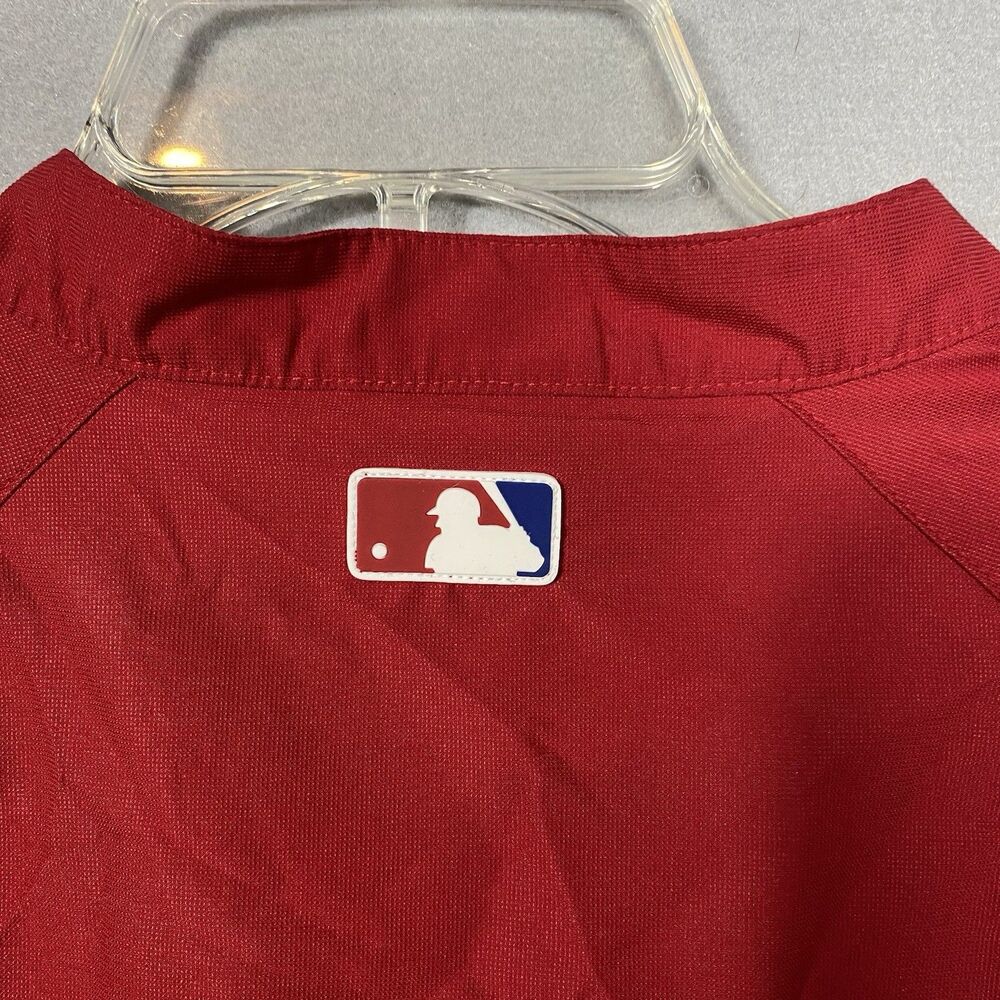 2012 Majestic Authentic Collection World Series Dugout Warmup Jacket L Tigers - Picture 7 of 10